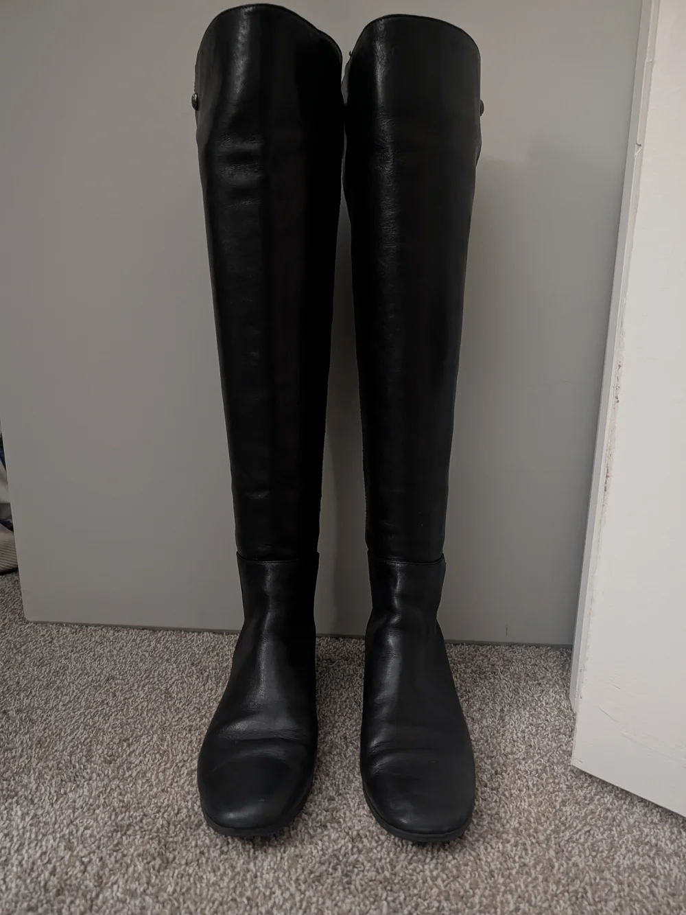 Vince Camuto Black Over-the-Knee Riding Boots